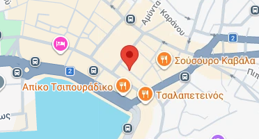 Location of business on map