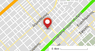 Location of business on map
