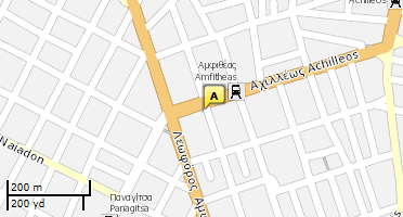 Location of business on map