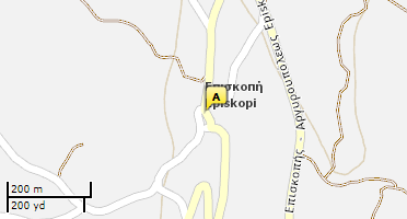 Location of business on map
