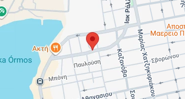 Location of business on map