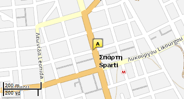 Location of business on map