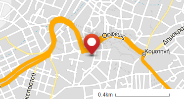Location of business on map