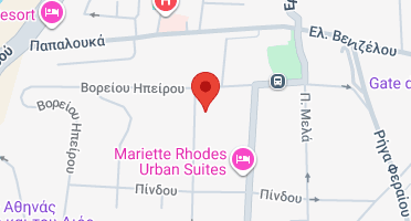 Location of business on map