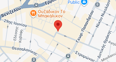 Location of business on map