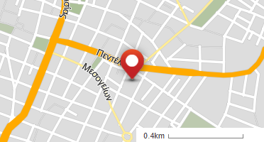 Location of business on map