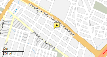 Location of business on map