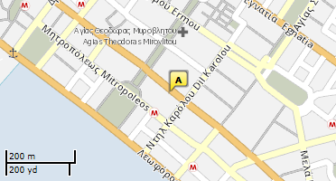 Location of business on map