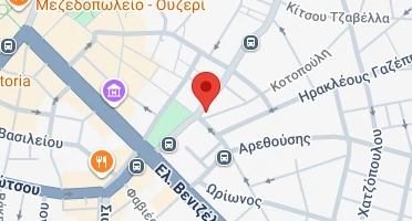 Location of business on map