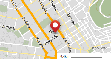 Location of business on map