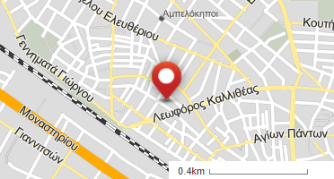 Location of business on map
