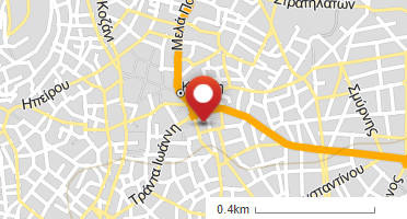 Location of business on map