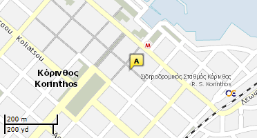 Location of business on map