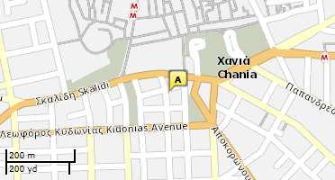 Χάρτης και σημείο της επιχείρησης