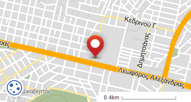 Location of business on map