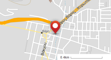 Location of business on map