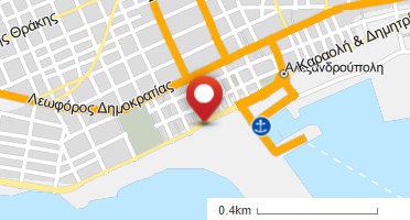 Location of business on map