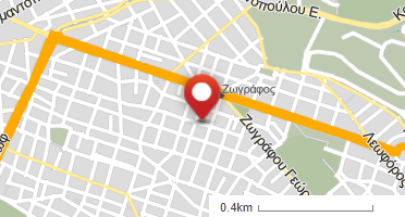 Location of business on map