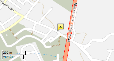 Location of business on map