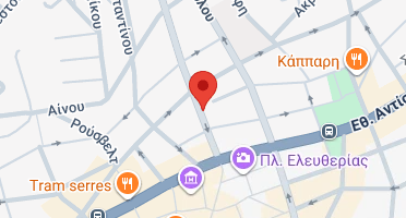 Location of business on map