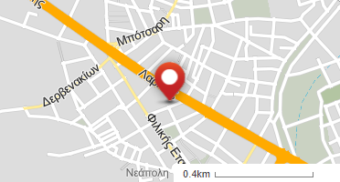 Location of business on map