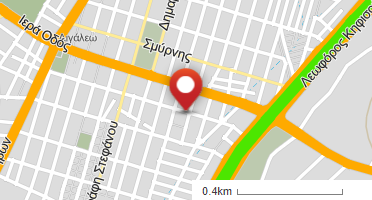 Location of business on map