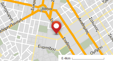 Location of business on map