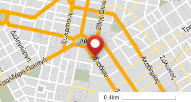 Location of business on map