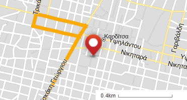 Χάρτης και σημείο της επιχείρησης