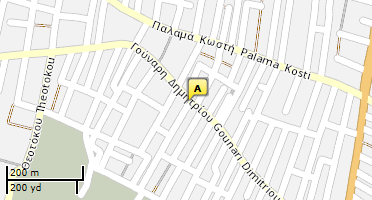 Location of business on map