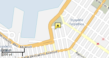 Location of business on map