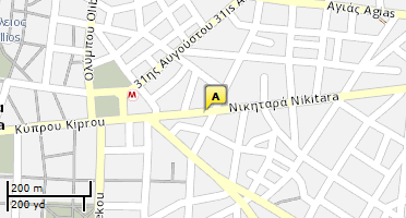 Χάρτης και σημείο της επιχείρησης