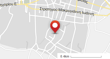 Location of business on map