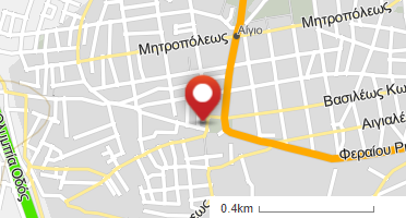 Location of business on map