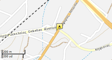 Location of business on map