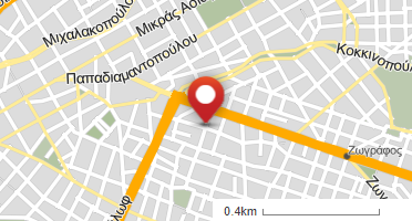 Location of business on map