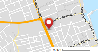Location of business on map