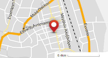 Location of business on map