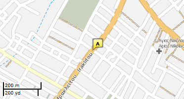 Location of business on map
