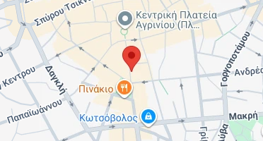 Location of business on map