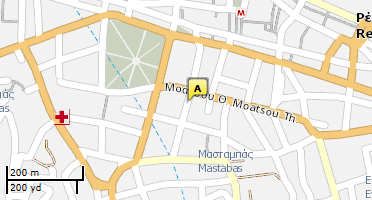 Location of business on map