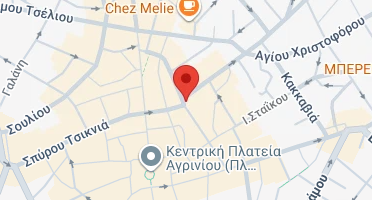 Location of business on map