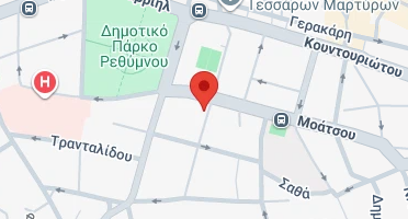 Location of business on map