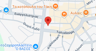 Location of business on map
