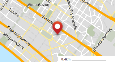 Location of business on map