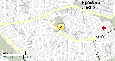 Location of business on map