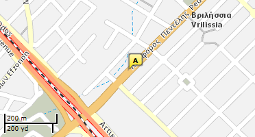 Location of business on map