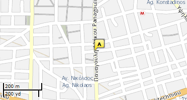 Location of business on map