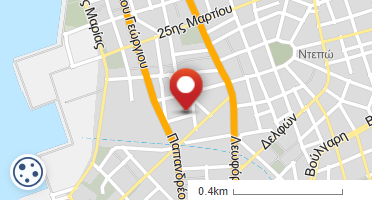 Location of business on map