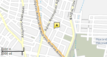 Location of business on map